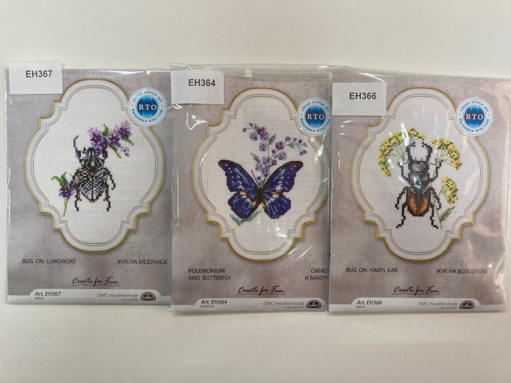 КВ-11 Комплект наборов для вышивания РТО "ЕН364 + ЕН366 + ЕН367"