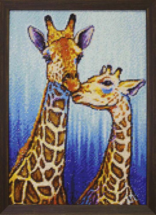 Ag 111 Алмазная мозаика Гранни "Поцелуй"