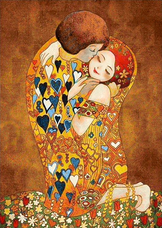 Ag 112 Алмазная мозаика Гранни "Наедине"