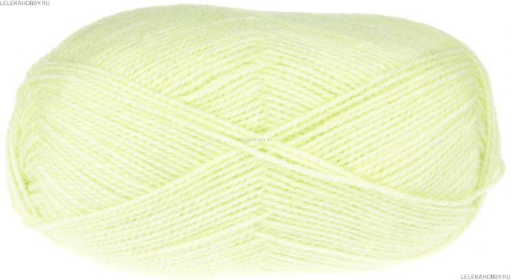 Пряжа ПЕХОРКА Великолепная // 007 // 193 // Светло-салатовый