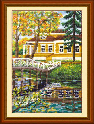 Набор для вышивания крестом СДЕЛАЙ СВОИМИ РУКАМИ "Болдинская осень" Б-08