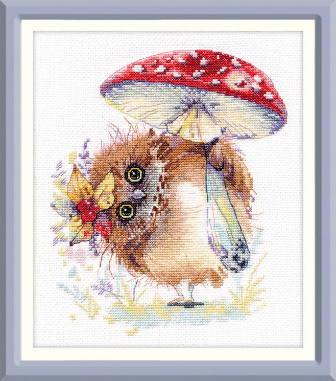 1237 Набор для вышивания ОВЕН "Зонтик для модницы"