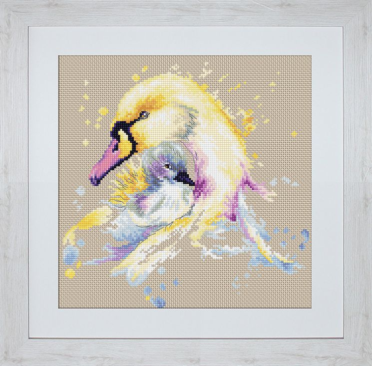 B2297 Набор для вышивания Luca-S "Лебеди"