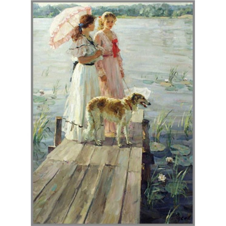 Z-324 Алмазная мозаика Милато "На мостике"