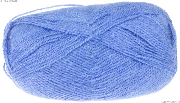 Пряжа ПЕХОРКА Великолепная // 007 // 520 // Голубая пролеска