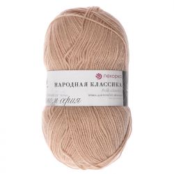 Пряжа ПЕХОРКА Народная классика // 106 // 333 // Черничное мороженое