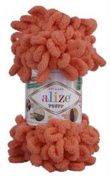 619 Пряжа Alize PUFFY - коралл