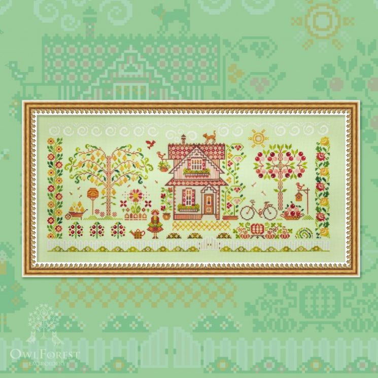 Схема для вышивания «Дачный домик» 0185-ДД-С