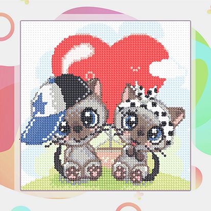 БСА25-122 Алмазная вышивка ТМ Наследие "Милашки 2"