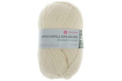 Пряжа ПЕХОРКА Кроссбред Бразилии // 020 // 166 // Суровый