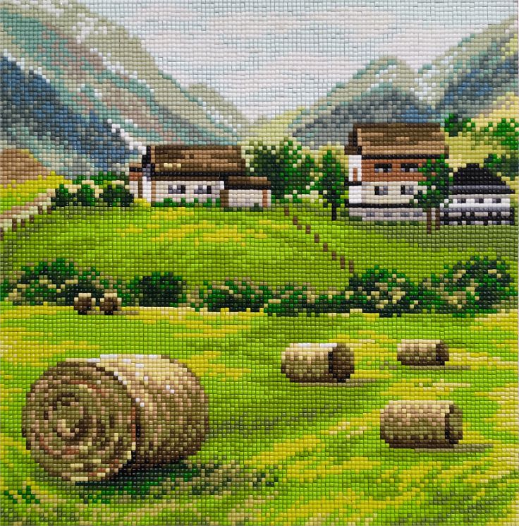 М-003 Алмазная мозаика Овен "Тоскана"