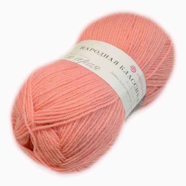 Пряжа ПЕХОРКА Народная классика // 106 // 378 // Герань