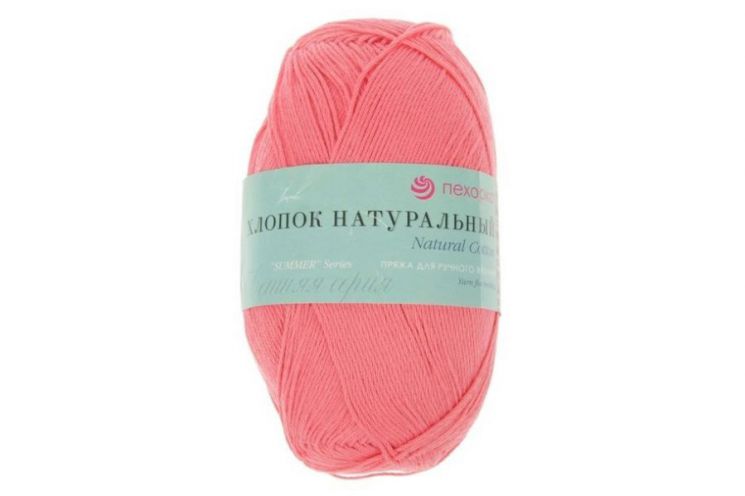 Пряжа ПЕХОРКА Хлопок натуральный 425м // 037 // 599 // Увядшая роза