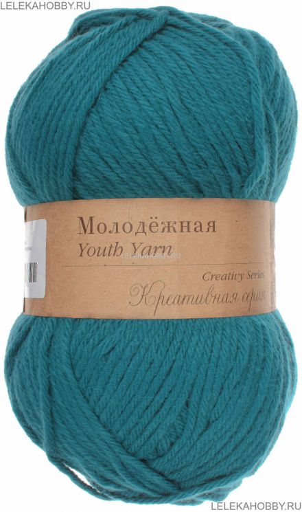 Пряжа ПЕХОРКА Молодёжная // 092 // 14 // Морская волна