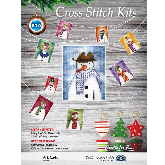 С248 Набор для вышивания РТО "Весёлая зима"
