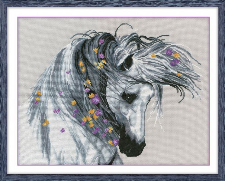 Набор для вышивания крестом ОВЕН "Игривая лошадка" 530