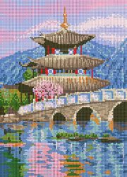 БСА3-151 Алмазная мозаика ТМ Наследие "Токио"