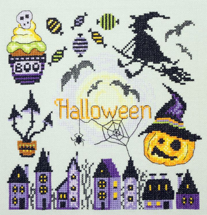 09.003.06 Набор для вышивания Марья Искусница "Мрачный праздник"