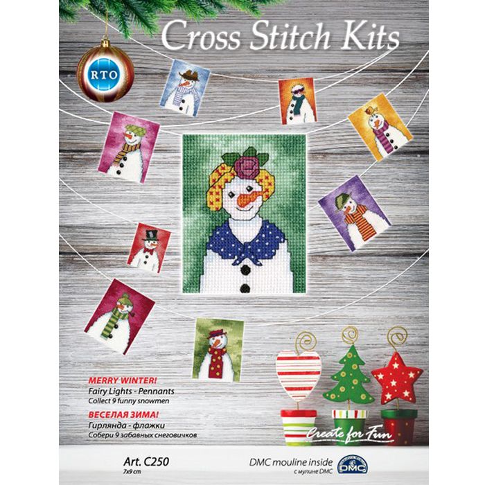 С250 Набор для вышивания РТО "Весёлая зима"