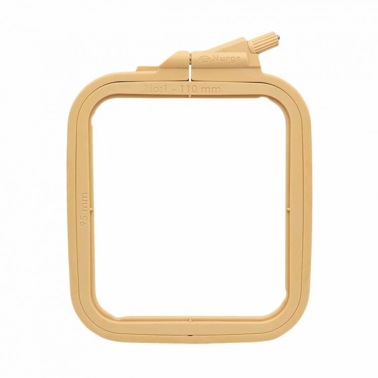 170-11 Пяльцы-рамка квадрат пластиковые 110*95mm Nurge"