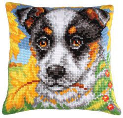 5211 "Собачка в осенних листьях" (Collection D'Art)