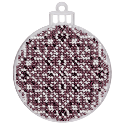 Набор для вышивания бисером на пластиковой основе ВОЛШЕБНАЯ  СТРАНА FLPL-040 7.5*9см