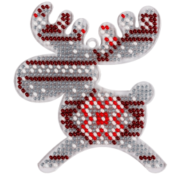 Набор для вышивания бисером на пластиковой основе ВОЛШЕБНАЯ  СТРАНА FLPL-041 8*9см