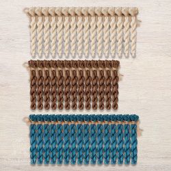 НМул-ИМП163-3322-3 Набор ниток OwlForest для схем «Индейские мотивы» (DMC) 3 цвета "Панно" 32 каунт в 2 нити