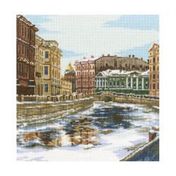 М421 Набор для вышивания РТО " Каналы Петербурга"