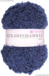 Пряжа ПЕХОРКА Буклированная // 080 // 04 // Темно-синий