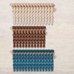 НМул-ИМП163-3362-3 Набор ниток OwlForest для схем «Индейские мотивы» (DMC) 3 цвета "Панно" 36 каунт в 2 нити