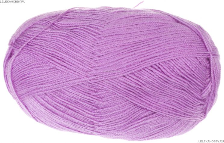 Пряжа ПЕХОРКА Кроссбред Бразилии // 020 // 389 // Светлая фиалка
