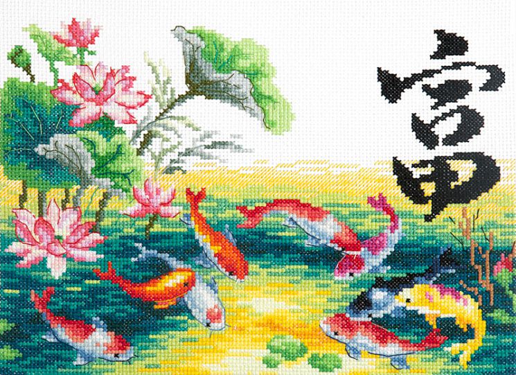 Набор для вышивания крестом Чудесная игла «Богатство» 87-03