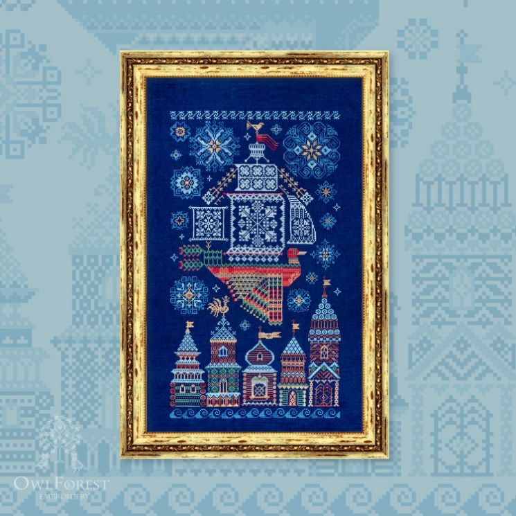 Схема для вышивания Owlforest «Летучий корабль. Ночь» 0157-ЛКН-С 