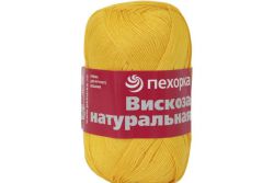 Пряжа ПЕХОРКА Вискоза натуральная // 010 // 80 // Канарейка