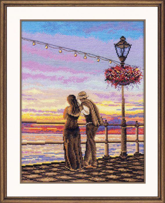 926 Набор для вышивания ОВЕН "Романтический вечер"