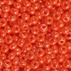 Бисер Preciosa 98140 оранжевый перламутр