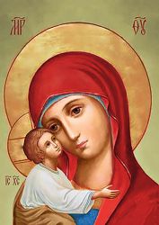 Ag 084 Алмазная мозаика Гранни "Икона Владимирская Богородица"