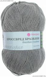 Пряжа ПЕХОРКА Кроссбред Бразилии // 020 // 490 // Самшит