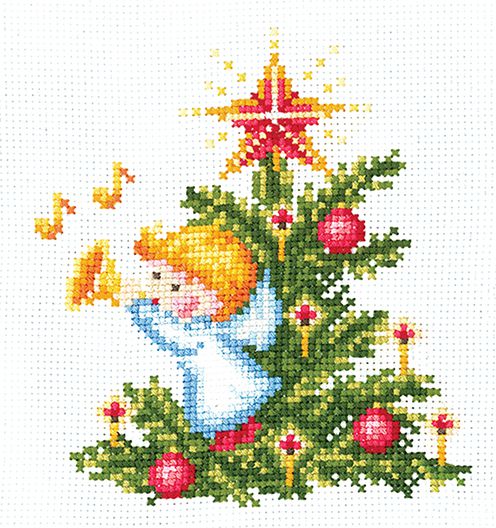 Набор для вышивания крестом СДЕЛАЙ СВОИМИ РУКАМИ "С рождеством" С-29