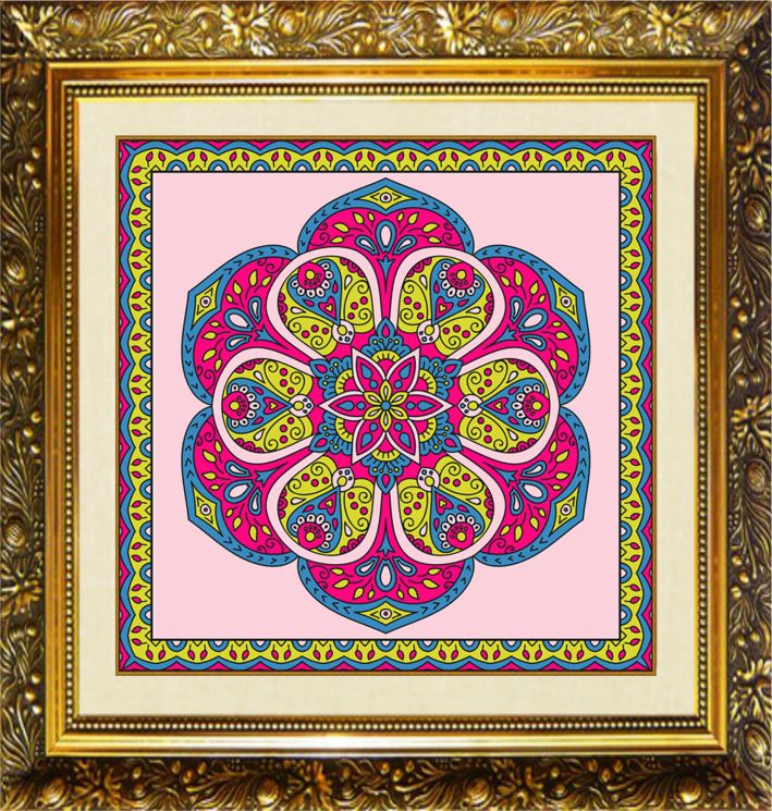 MD-007 Алмазная мозаика МИЛАТО Мандала