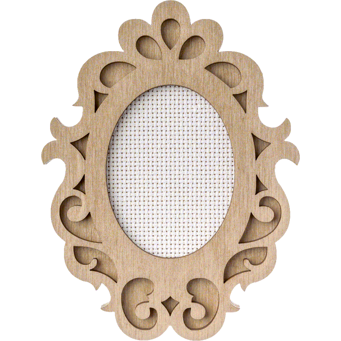 Заготовка для вышивания нитками на канве FLH-019 8*11см