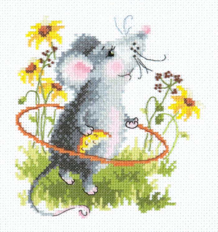 Набор для вышивания крестом Чудесная игла «Конец диете!» 18-97