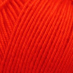 Пряжа ПЕХОРКА Рукодельная // 073 // 88 // Красный мак