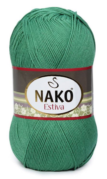 Пряжа Estiva 11914 Яркая зелень