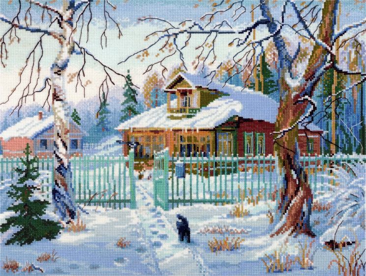 Набор для вышивания Марья Искусница "Зимний день" 02.010.30