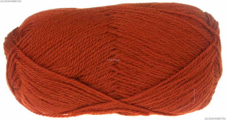 Пряжа ПЕХОРКА Секрет успеха // 031 // 487 // Красное дерево