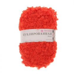 Пряжа ПЕХОРКА Буклированная // 080 // 88 // Красный мак