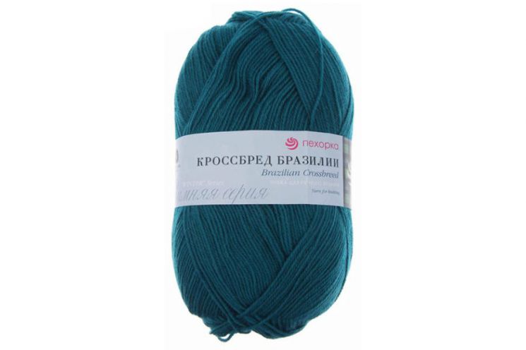 Пряжа ПЕХОРКА Кроссбред Бразилии // 020 // 591 // Лагуна