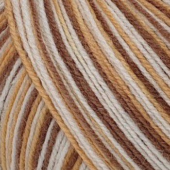 Пряжа ПЕХОРКА Элитная // 043 // 964М // Бежевый принт